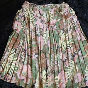 floral vintage skirt SIZE 22 1/2